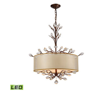 Tracy LED 26 inch Spanish Bronze Chandelier Ceiling Light