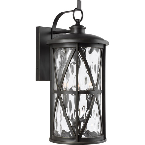 Morrison 3 Light 22.25 inch Antique Bronze Outdoor Wall Lantern