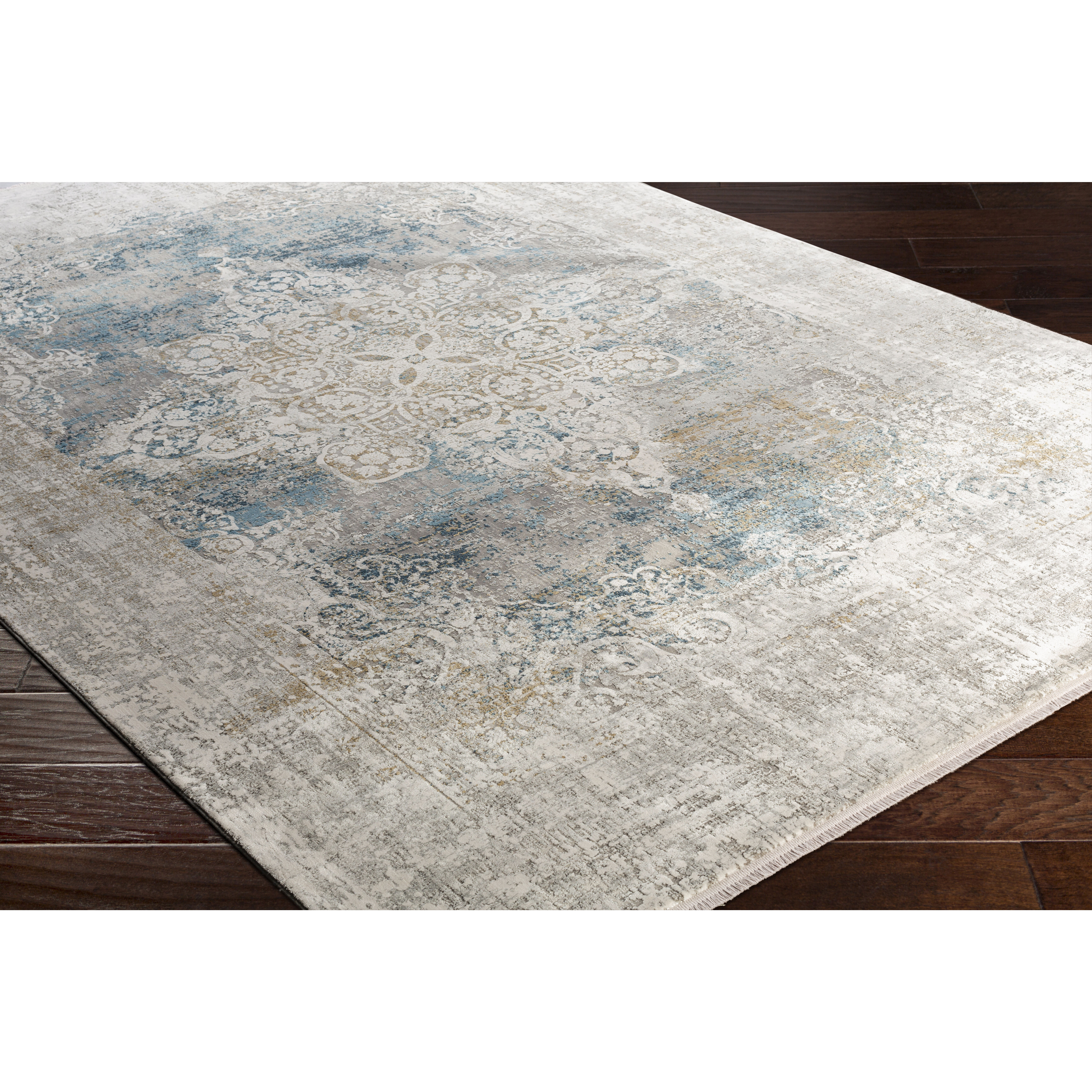 Comfort 134 X 90 inch Sky Blue Rug, Rectangle