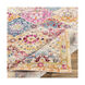 Orelious 94 X 60 inch Bright Pink/Burgundy/Dark Purple/Navy/White Rugs