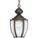 Zachriel 1 Light 7 inch Antique Bronze Outdoor Hanging Lantern
