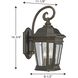 Donato 2 Light 17 inch Oil Rubbed Bronze Outdoor Wall Lantern