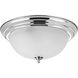 Laurinda 3 Light 15.25 inch Polished Chrome Flush Mount Ceiling Light