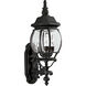 Kesley 3 Light 23 inch Textured Black Outdoor Wall Lantern