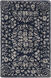 Hendrick 36 X 24 inch Dark Blue Rug, Rectangle