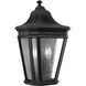 Quade 2 Light 16 inch Black Outdoor Wall Lantern