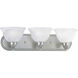 Hagley 3 Light 24.75 inch Brushed Nickel Bath Vanity Wall Light