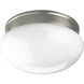 Ignatius 2 Light 11.75 inch Brushed Nickel Flush Mount Ceiling Light