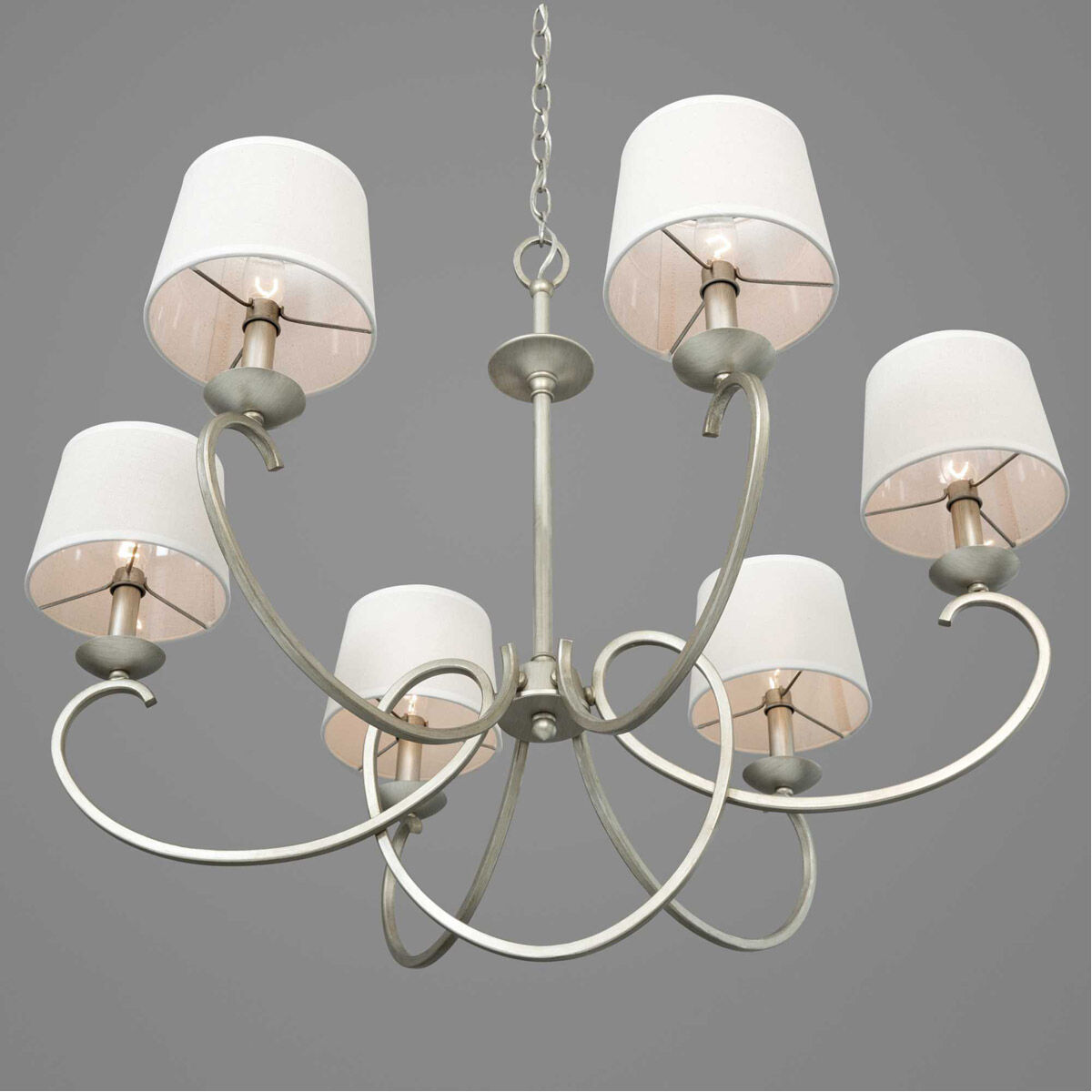 Brenda 6 Light 33 inch Silver Ridge Chandelier Ceiling Light, Design Series