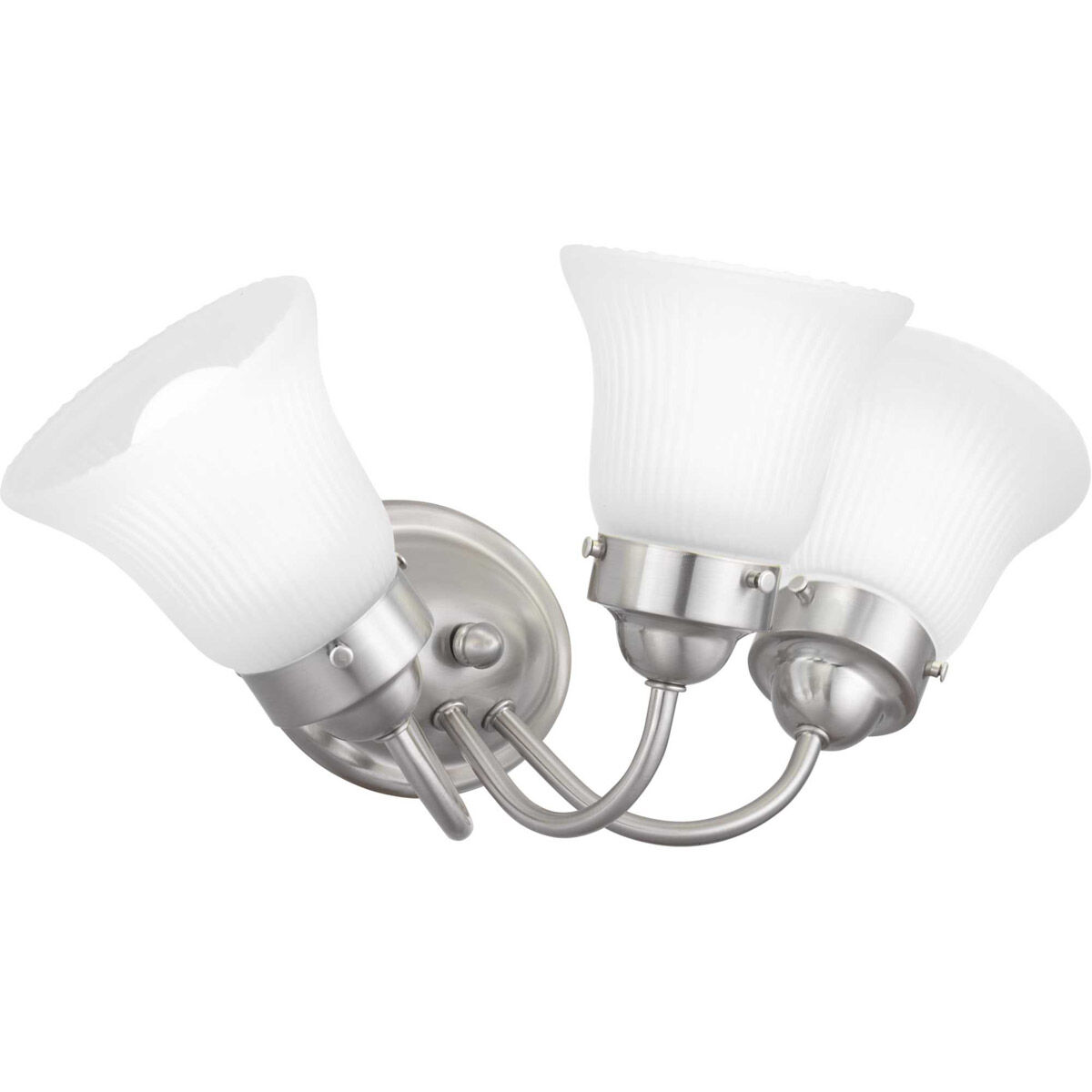 Clarence 3 Light 16 inch Brushed Nickel Bath Vanity Wall Light