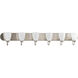 Virgilia 6 Light 48 inch Brushed Nickel Bath Vanity Wall Light