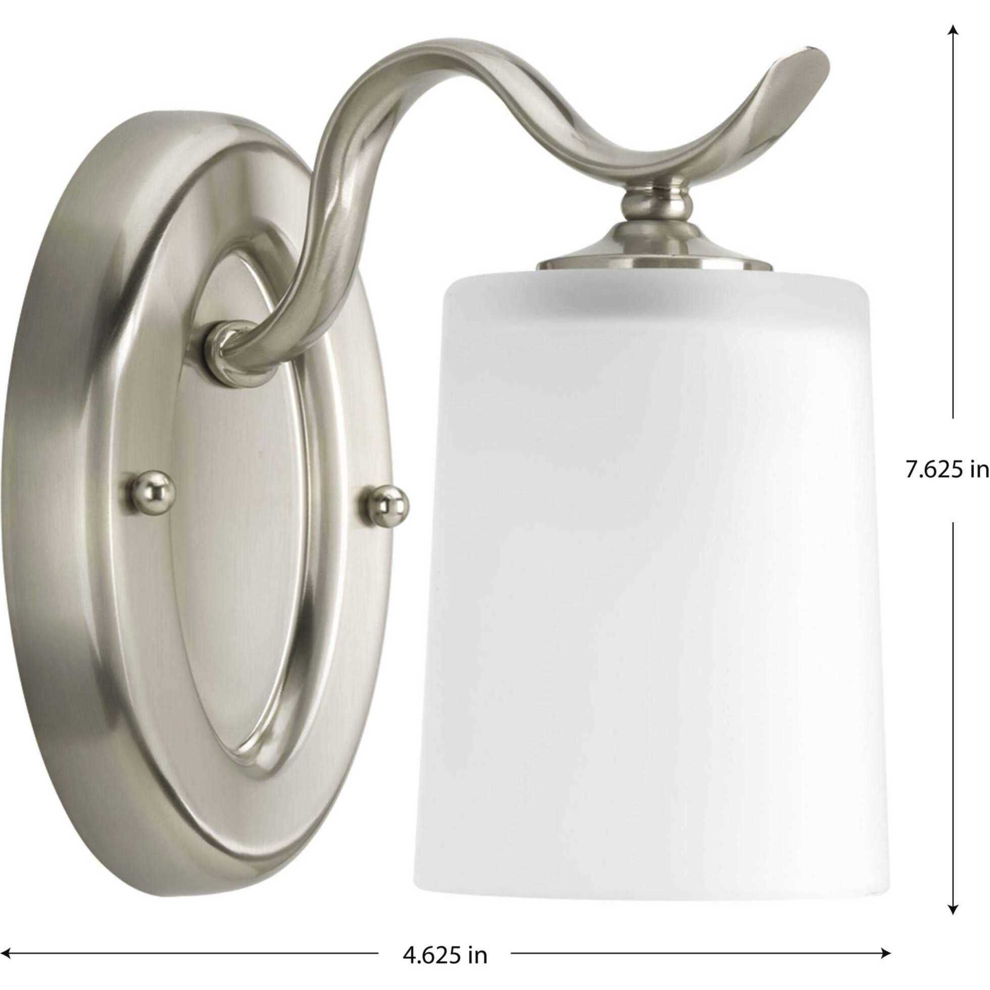 Mark 1 Light 5 inch Brushed Nickel Bath Vanity Wall Light