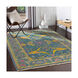 Kinsey 66 X 42 inch Navy/Mustard/Olive/Bright Pink/Dark Brown/Aqua Rugs, Rectangle
