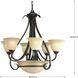 Slade 6 Light 28.63 inch Forged Bronze Chandelier Ceiling Light