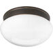 Ignatius 2 Light 11.75 inch Antique Bronze Flush Mount Ceiling Light