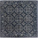 Hendrick 96 X 96 inch Dark Blue Rug, Square