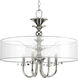 Dale 4 Light 22 inch Polished Nickel Pendant Ceiling Light, Design Series