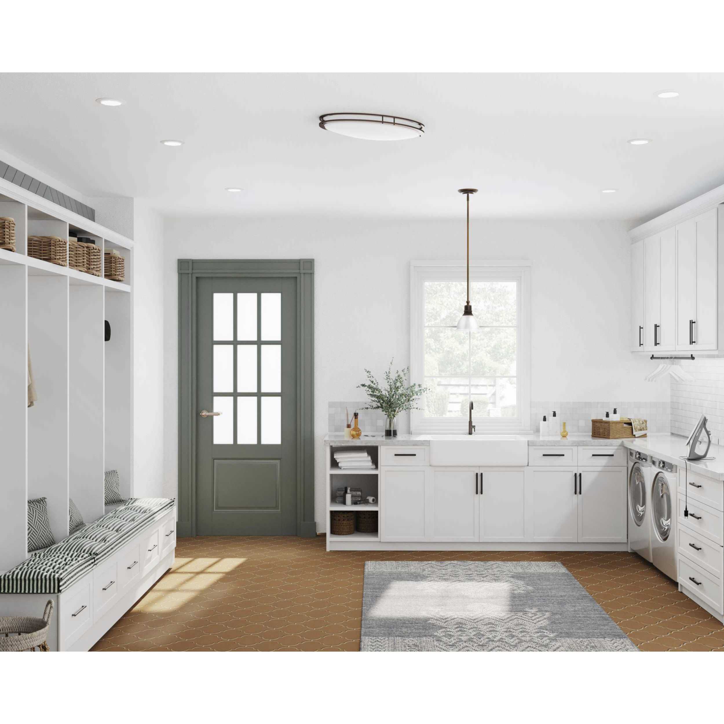 Beacher 1 Light 7.63 inch Antique Bronze Mini-Pendant Ceiling Light