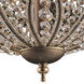 Benedetta 6 Light 17 inch Dark Bronze Flush Mount Ceiling Light