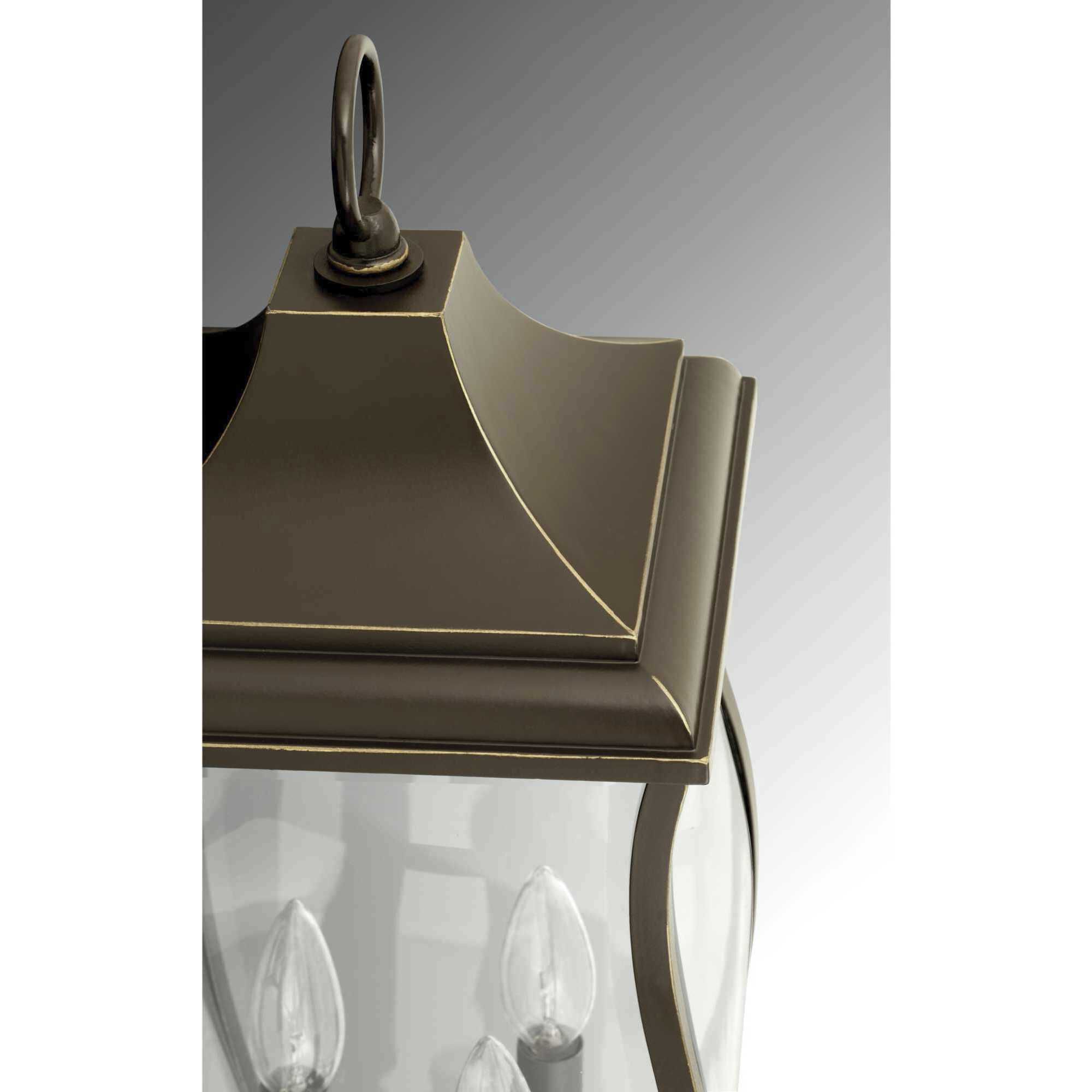 Rodney 3 Light 8 inch Oil Rubbed Bronze Outdoor Hanging Lantern