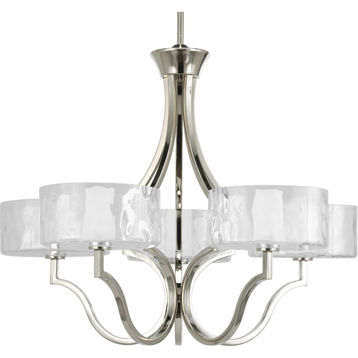 Gail 5 Light 27 inch Polished Nickel Chandelier Ceiling Light
