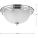 Laurinda 3 Light 15.25 inch Polished Chrome Flush Mount Ceiling Light