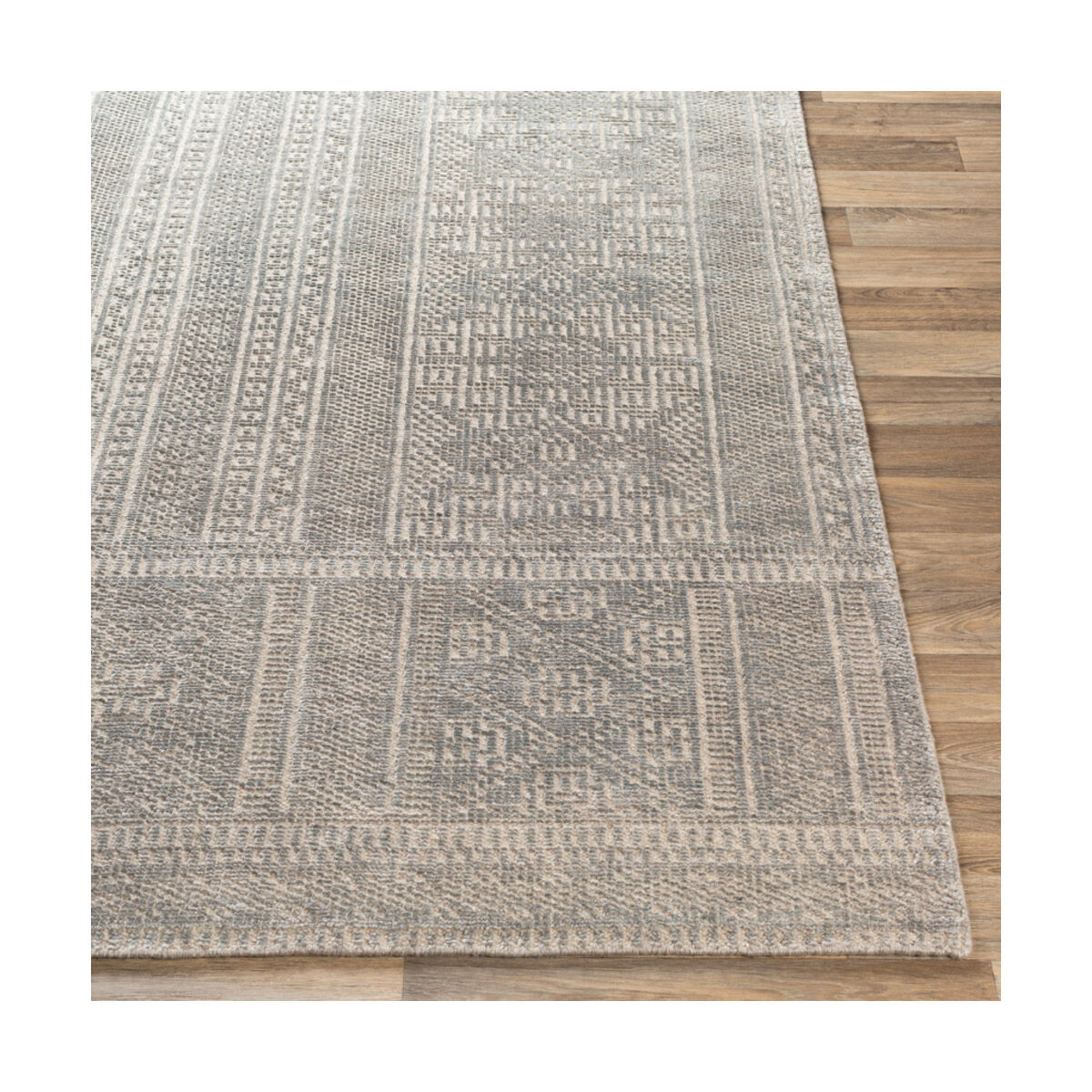 Sylvia 120 X 96 inch Gray Rug, Rectangle