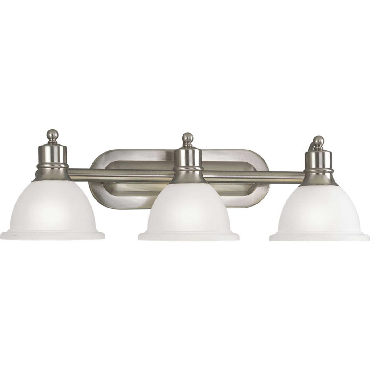 Beacher 3 Light 27.5 inch Brushed Nickel Bath Vanity Wall Light