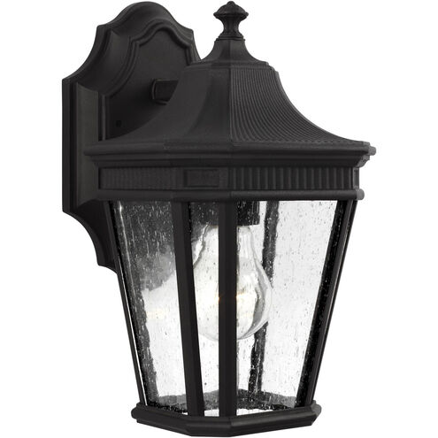 Quade 1 Light 11.5 inch Black Outdoor Wall Lantern