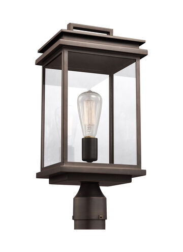 Chancellor 1 Light 16.75 inch Antique Bronze Outdoor Post Lantern