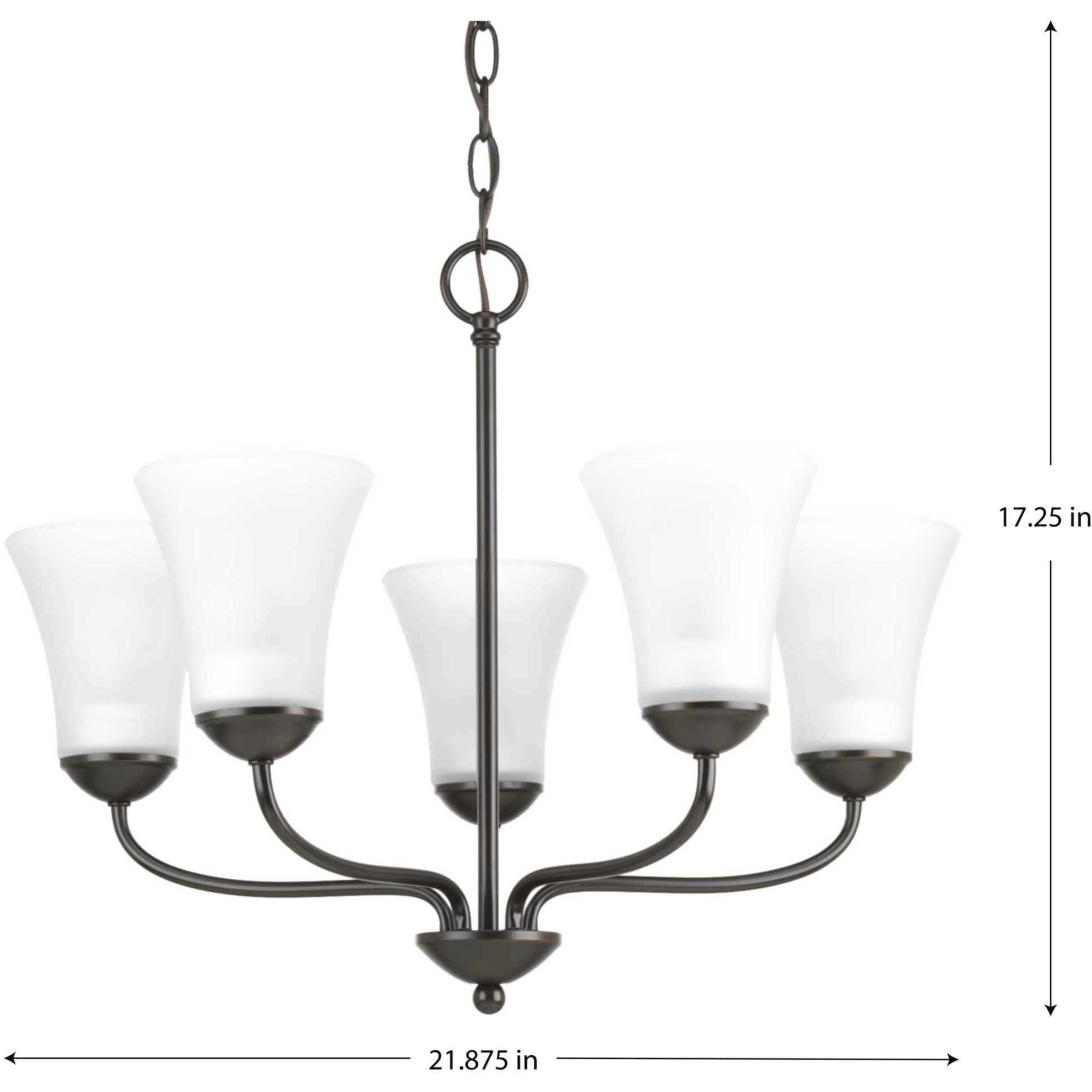 Cady 5 Light 21.88 inch Antique Bronze Chandelier Ceiling Light