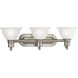 Beacher 3 Light 27.5 inch Brushed Nickel Bath Vanity Wall Light