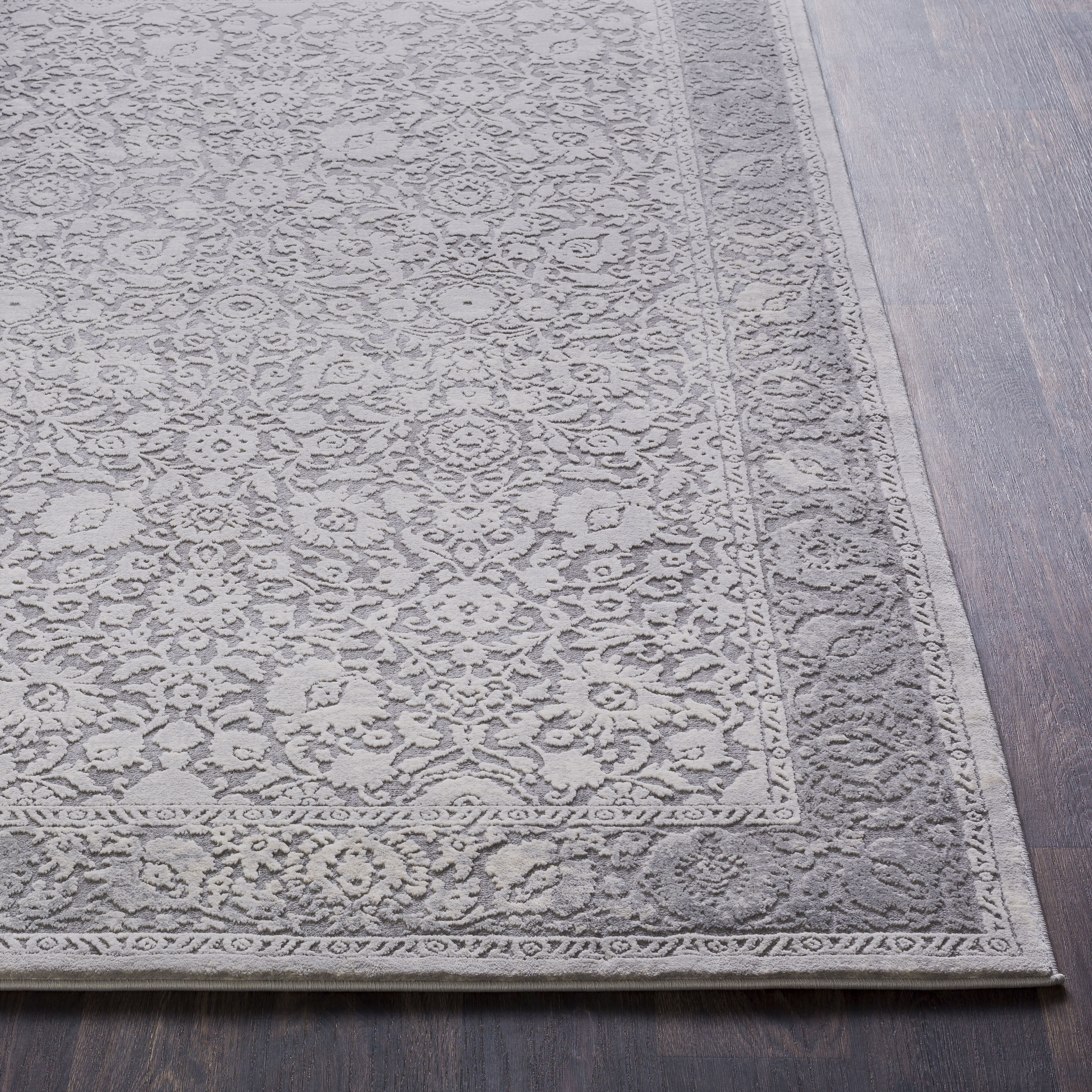 Dido 35 X 24 inch Medium Gray Rug, Rectangle