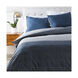 Barber Navy and Tan Duvet Set, Twin