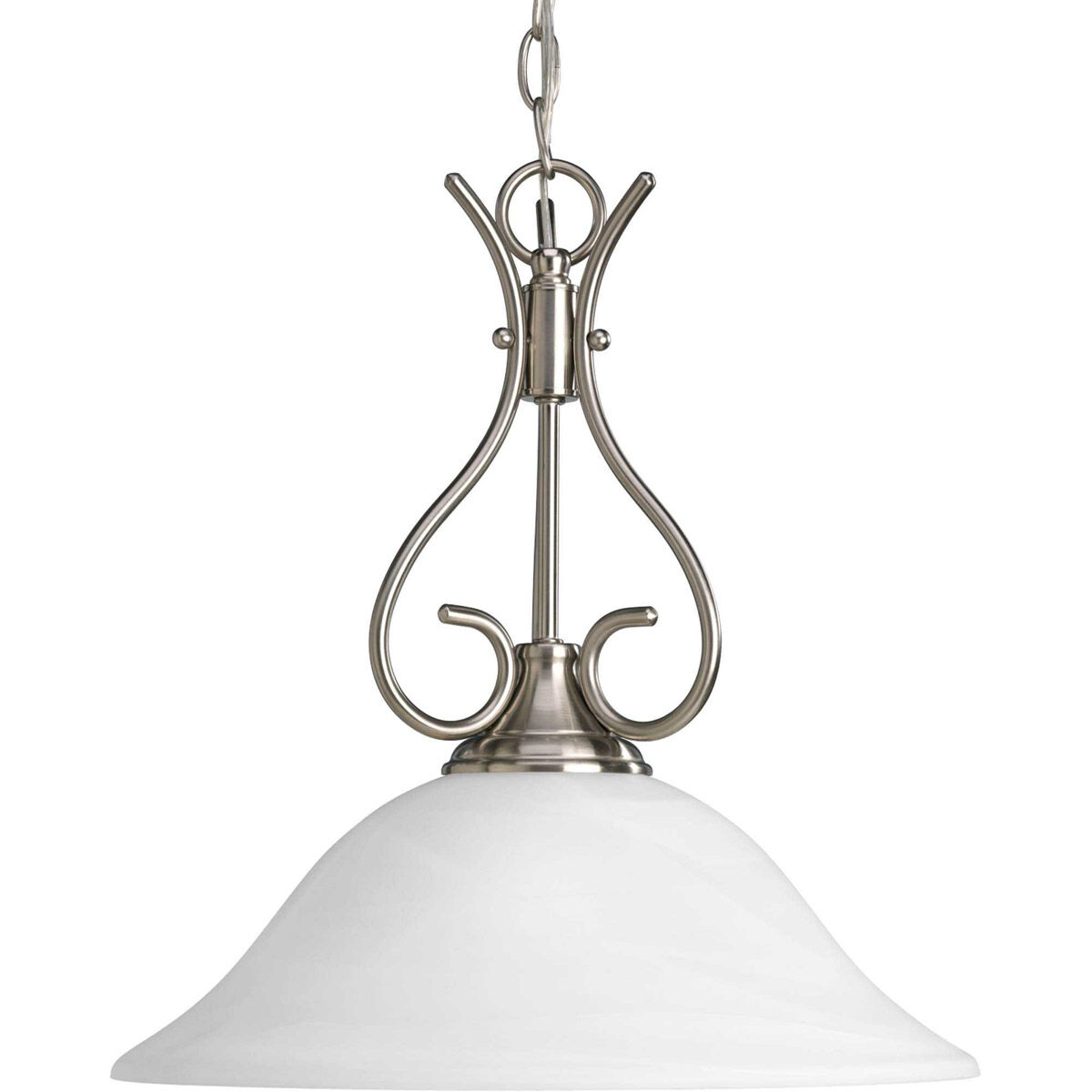 Lincoln 1 Light 15.38 inch Brushed Nickel Pendant Ceiling Light