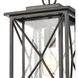 Layton 1 Light 9 inch Matte Black Outdoor Pendant