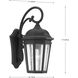 Gilford 1 Light 18 inch Textured Black Outdoor Wall Lantern, Medium, Design Series