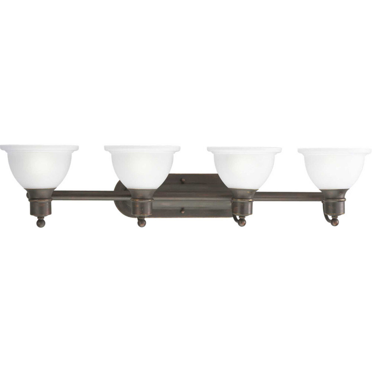 Beacher 4 Light 37.5 inch Antique Bronze Bath Vanity Wall Light