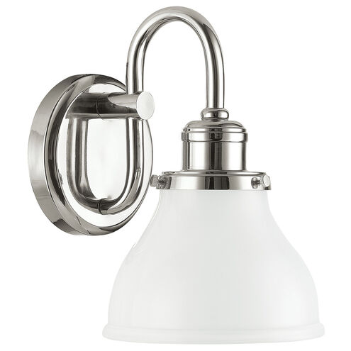Felix 1 Light 7 inch Polished Nickel Sconce Wall Light
