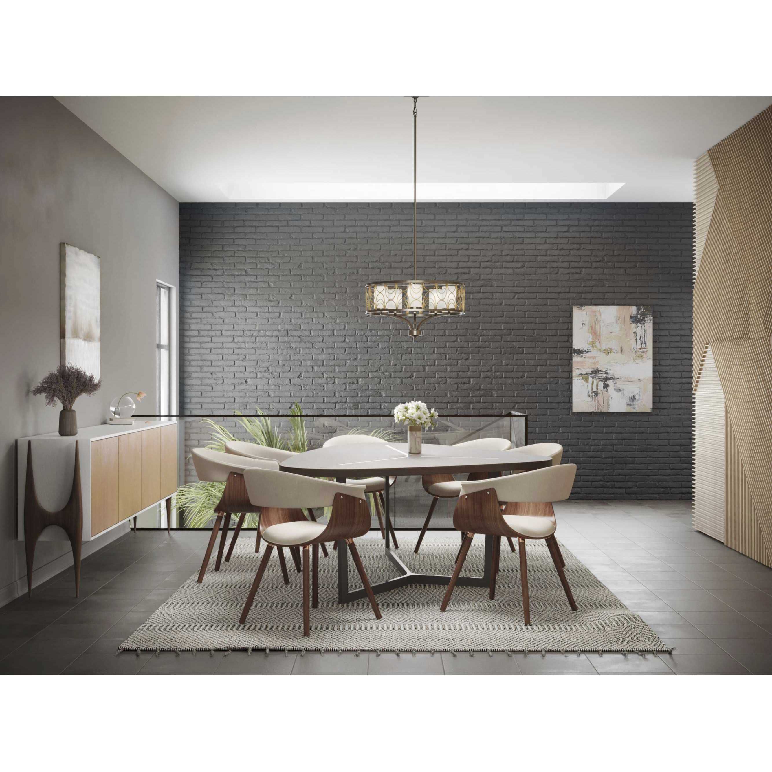 Adalbert 5 Light 24 inch Antique Bronze Chandelier Ceiling Light