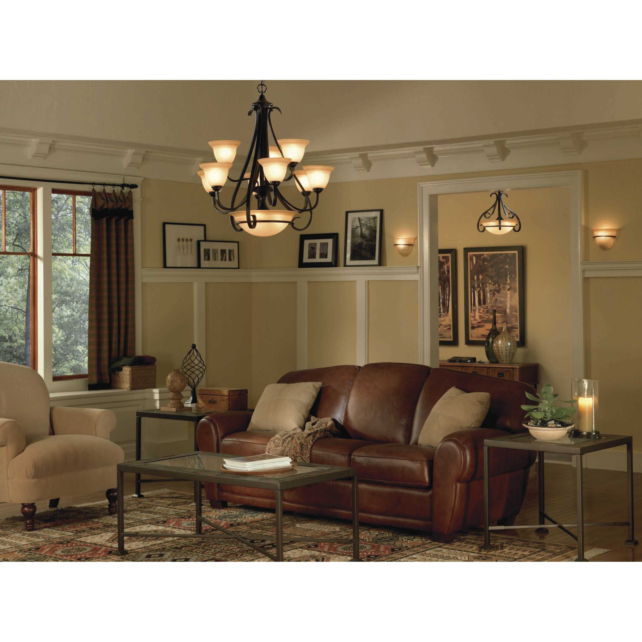 Slade 3 Light 18 inch Forged Bronze Foyer Pendant Ceiling Light