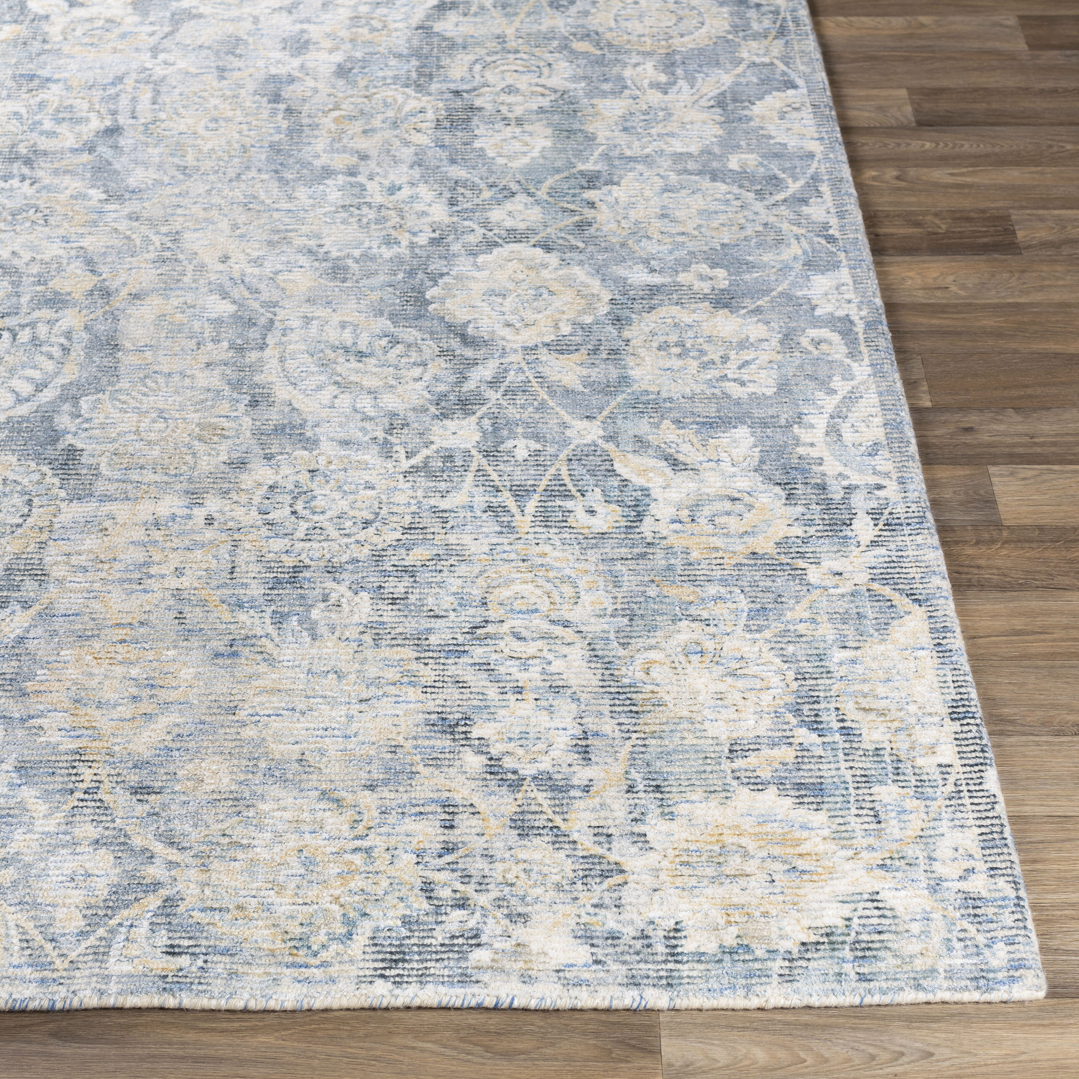 Emerson 90 X 60 inch Denim Rug, Rectangle