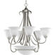 Slade 6 Light 28.63 inch Brushed Nickel Chandelier Ceiling Light