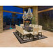 Zanobi 4 Light 18 inch Washed Gray with Malted Rust Chandelier Ceiling Light