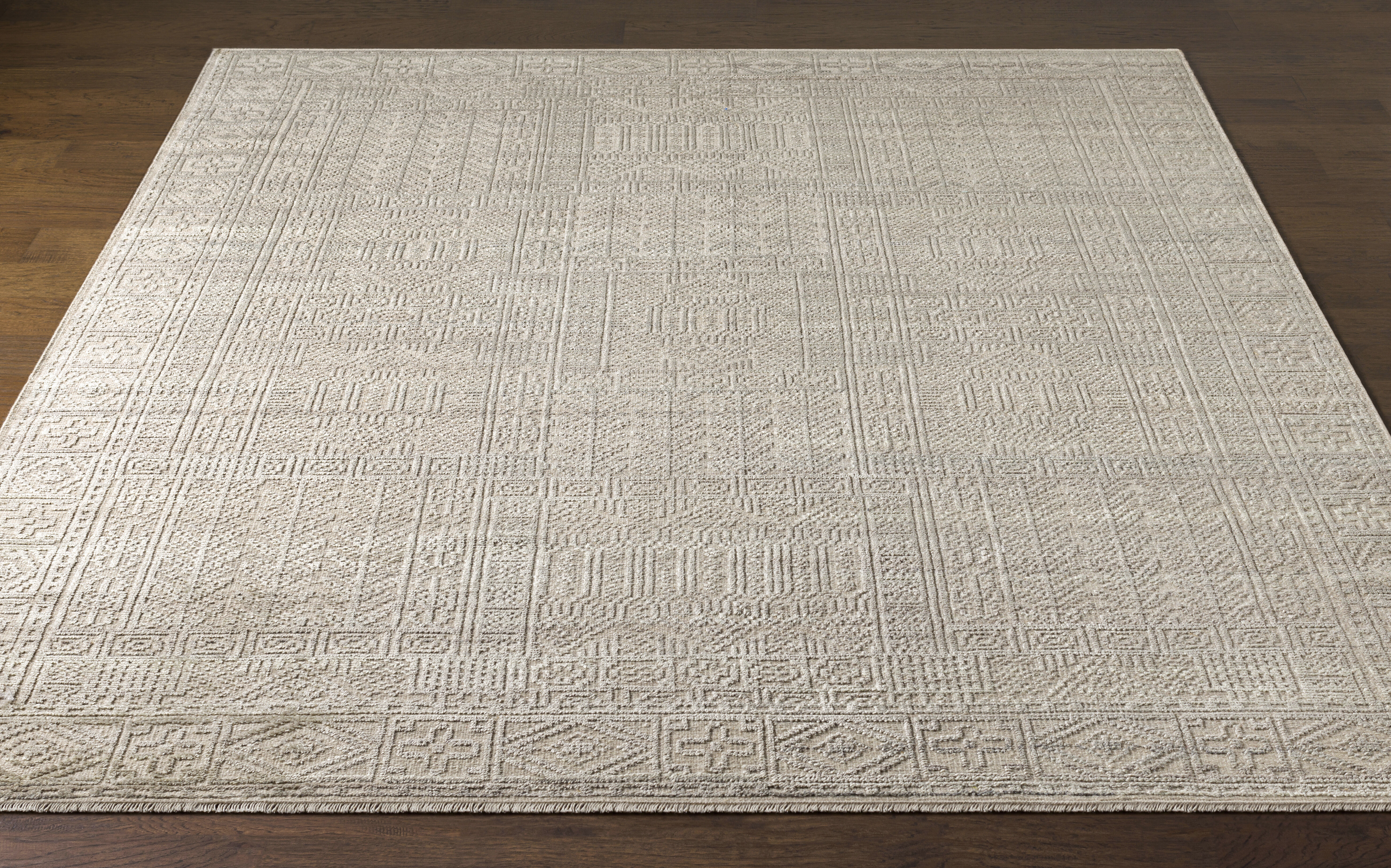 Hollis 108 X 72 inch Beige Rug, Rectangle