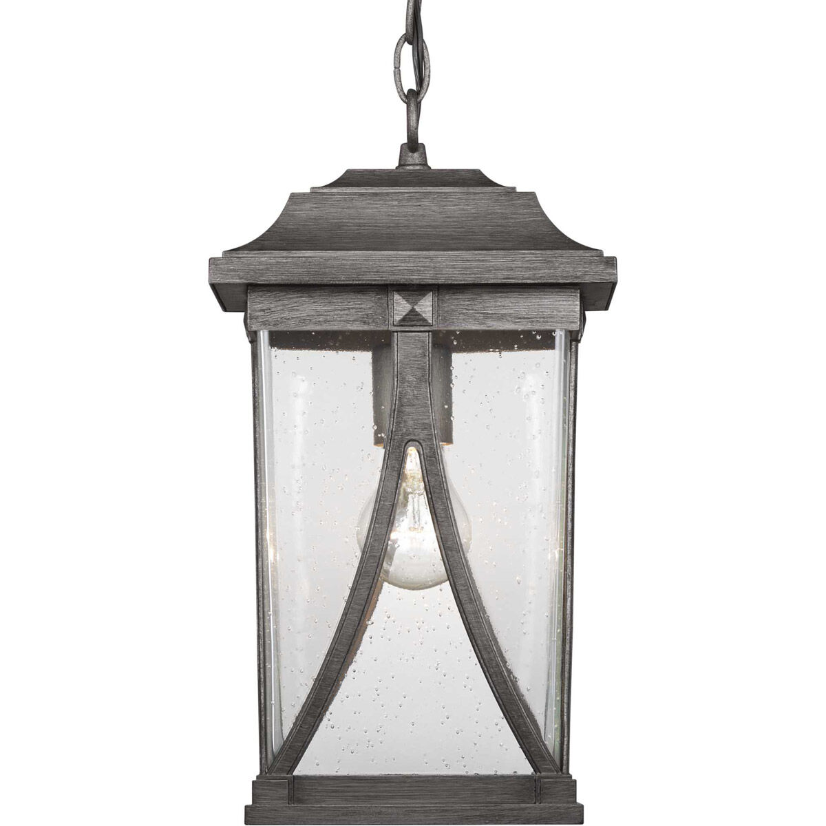 Luce 1 Light 8.25 inch Antique Pewter Outdoor Hanging Lantern