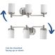 Folsham 3 Light 24 inch Brushed Nickel Bath Vanity Wall Light, Design Series