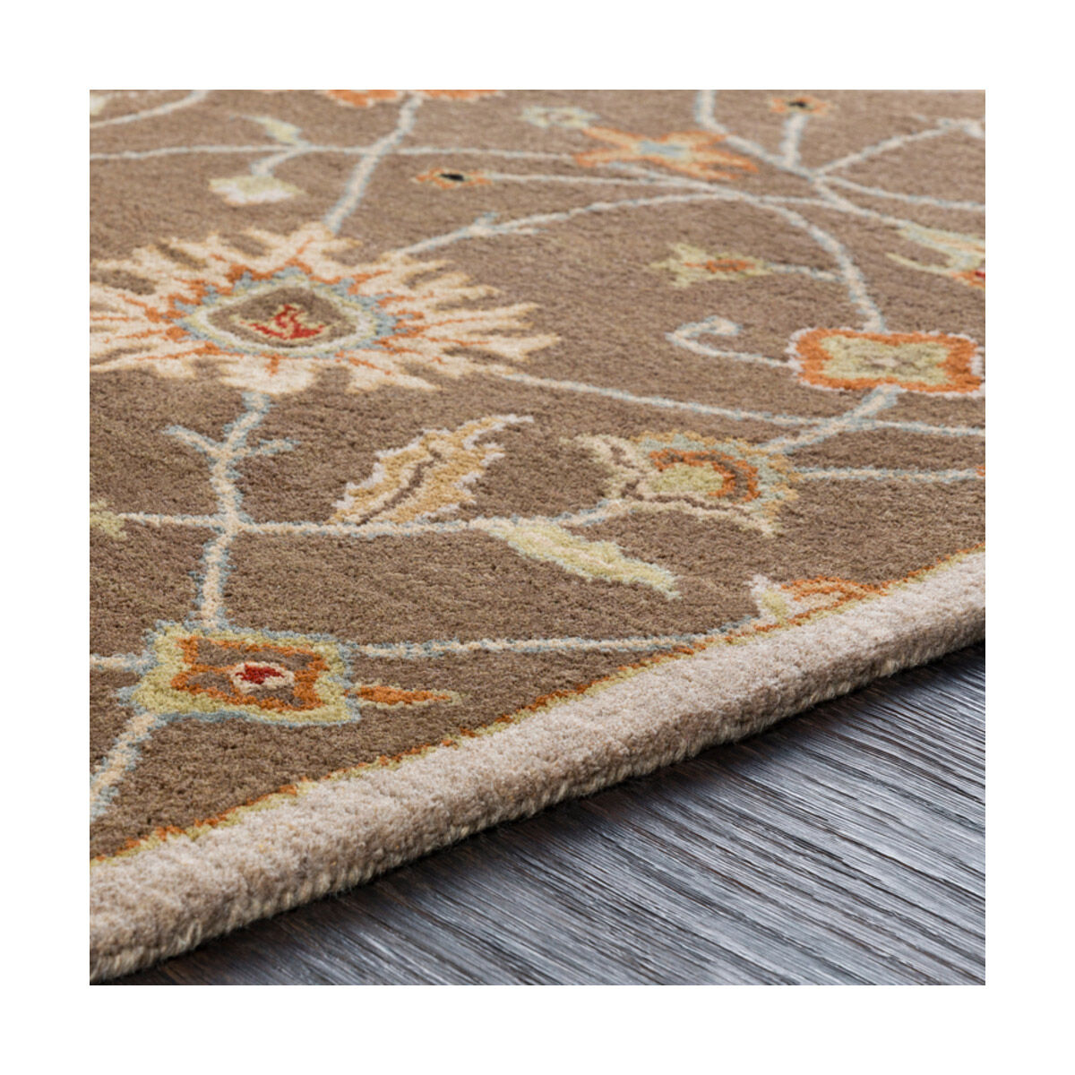 Edda 180 X 144 inch Dark Brown/Tan/Rust/Black/Khaki/Camel/Olive/Wood Rugs, Wool