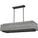 Barclay Linear Chandelier Ceiling Light