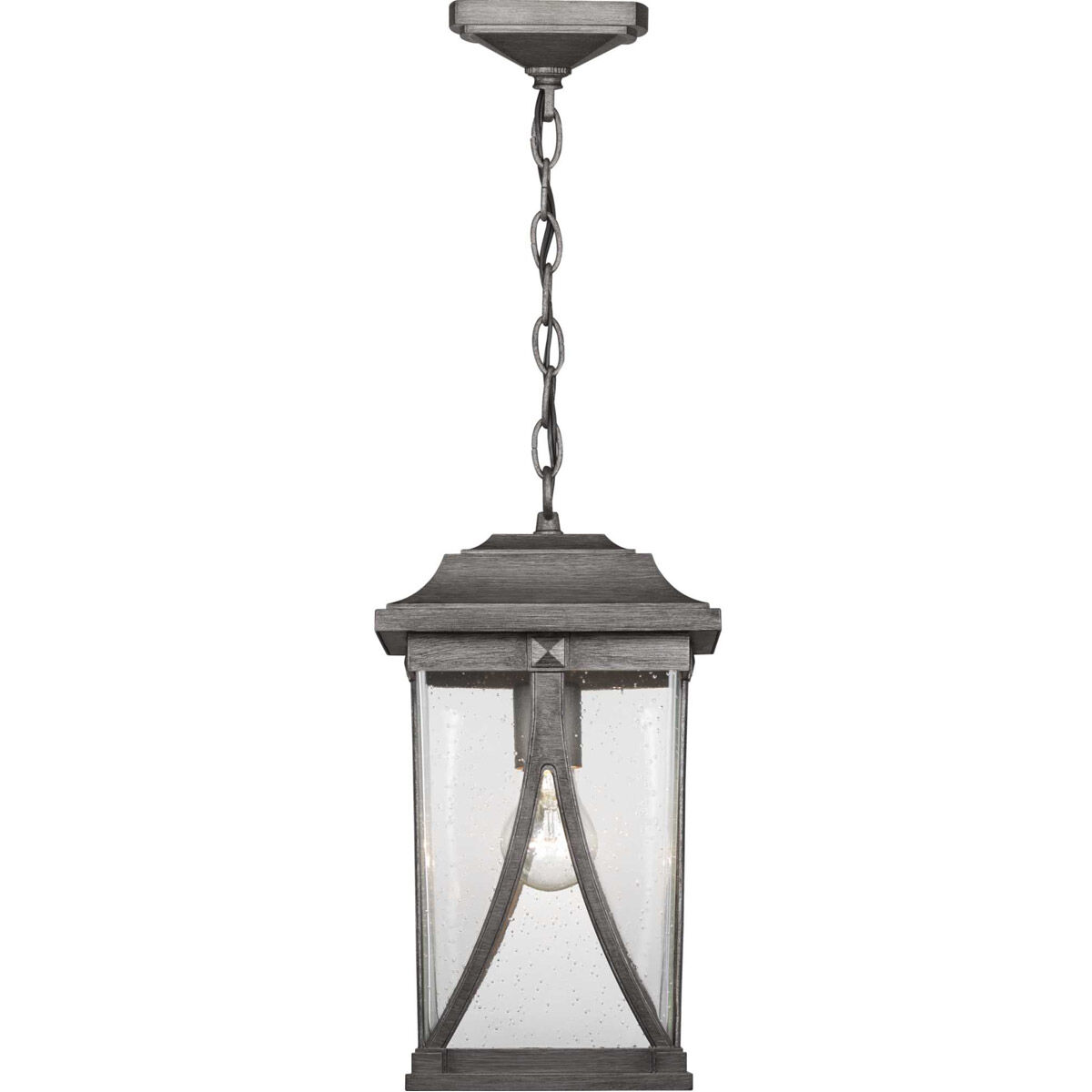 Luce 1 Light 8.25 inch Antique Pewter Outdoor Hanging Lantern